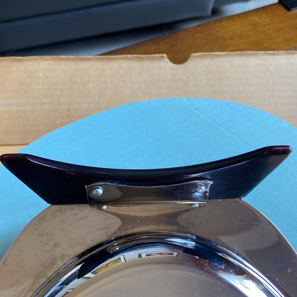 Vintage GOURMATES by Glo-Hill Divided Serving Tray Bakelite Handles - Picture 13 of 13